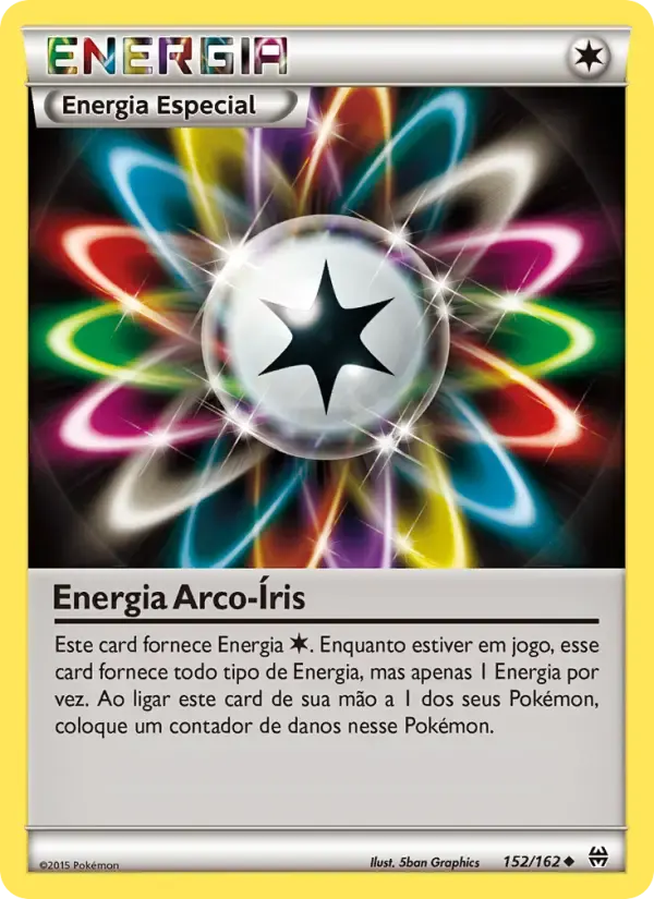 Energia Arco-Íris — Turbo Revolução 152 Portuguese Pokémon card