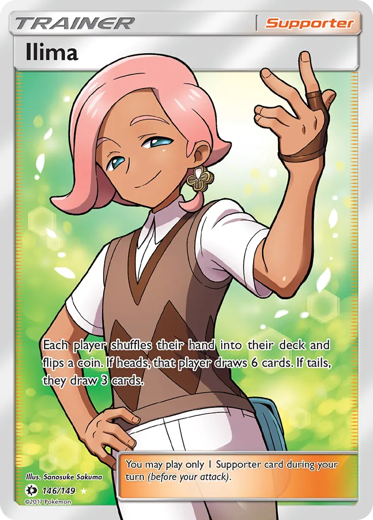 Ilima — Sun & Moon 146 Pokémon card