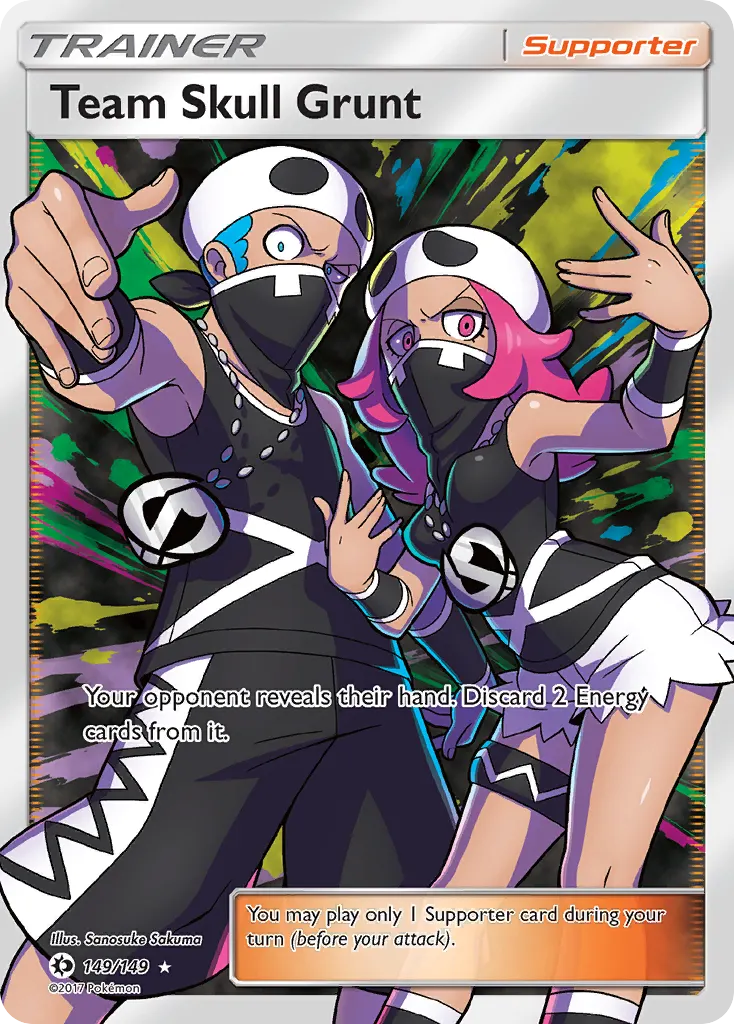 Team Skull Grunt — Sun & Moon 149 Pokémon card