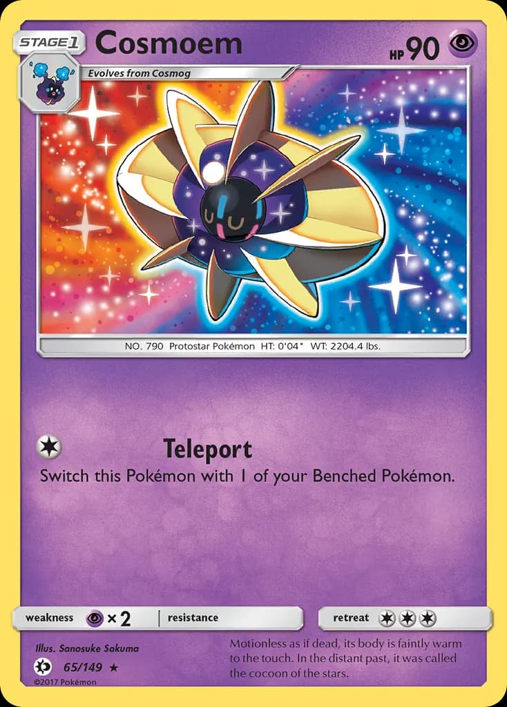 Cosmoem — Sun & Moon 65 Pokémon card