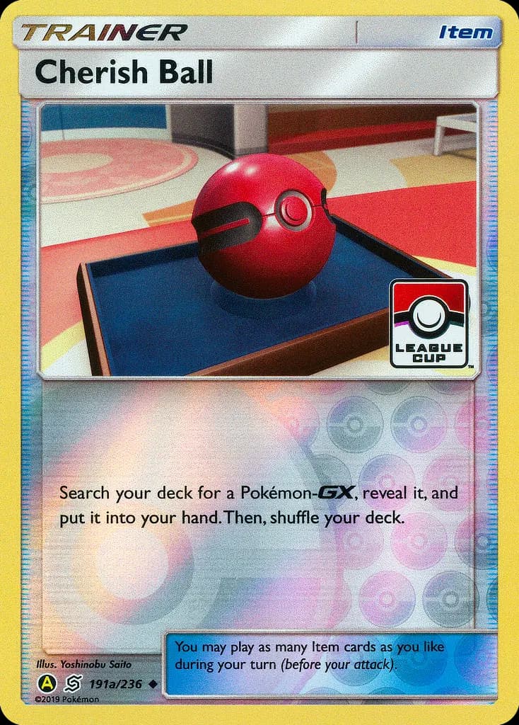 Cherish Ball — Unified Minds 191a Pokémon card