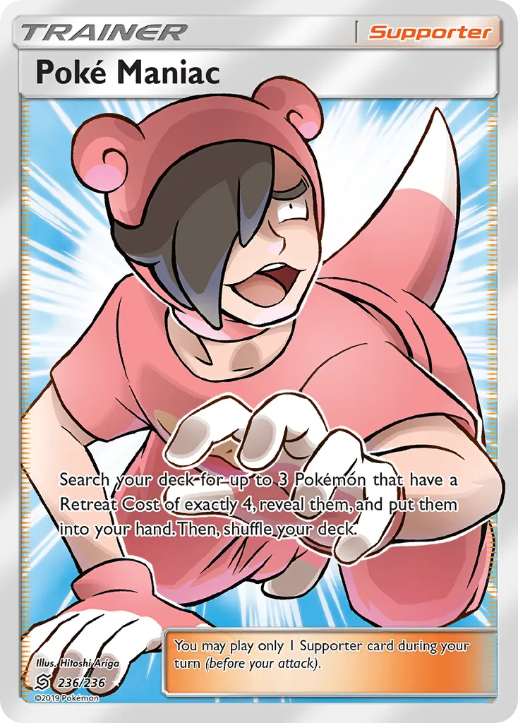 Poké Maniac — Unified Minds 236 Pokémon card