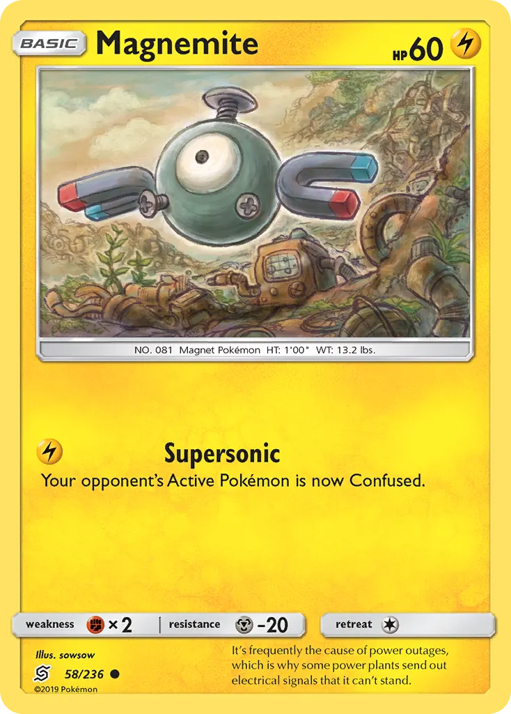 Magnéti — Harmonie des Esprits 58 French Pokémon card