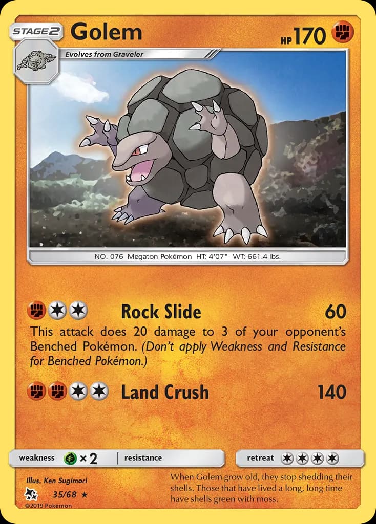 Grolem — Destinées Occultes 35 French Pokémon card