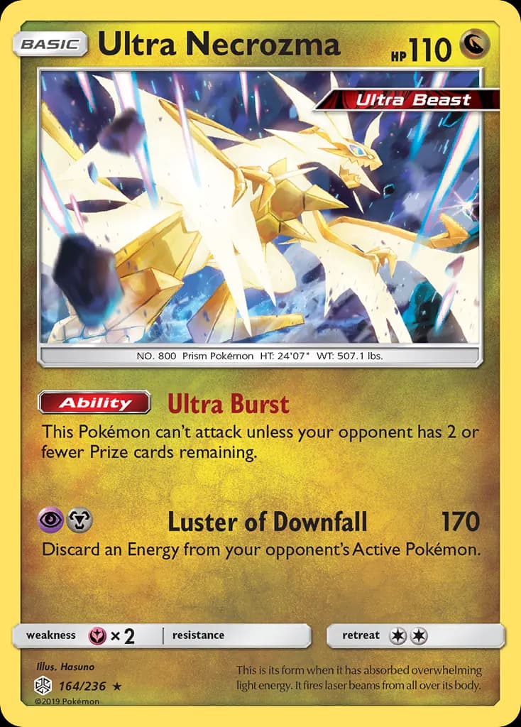 Ultra Necrozma — Cosmic Eclipse 164 Pokémon card