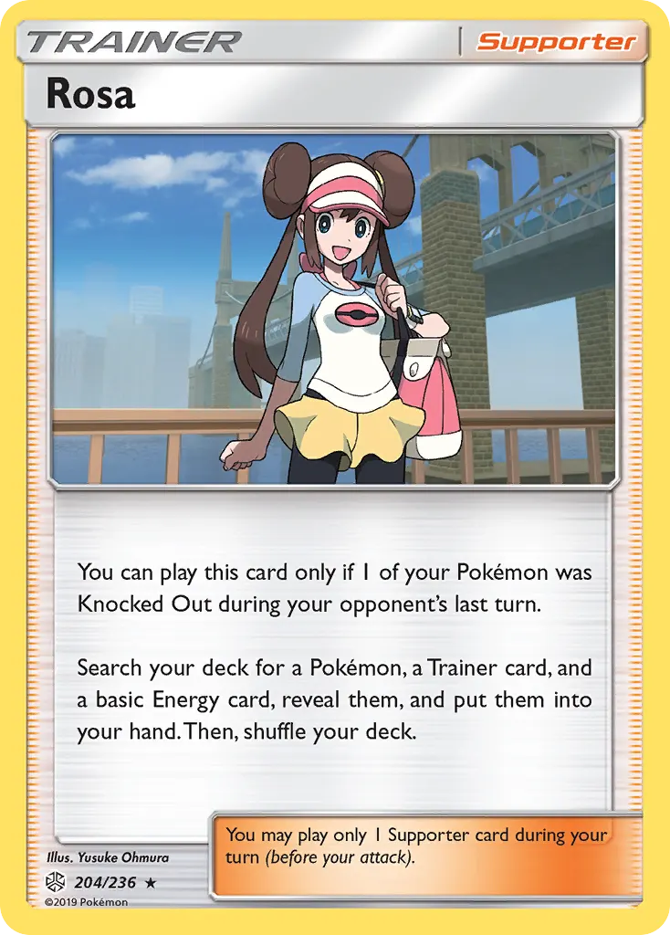 Rosa — Cosmic Eclipse 204 Pokémon card