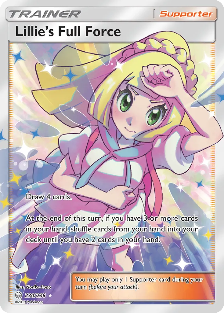 Lillie's Full Force — Cosmic Eclipse 230 Pokémon card