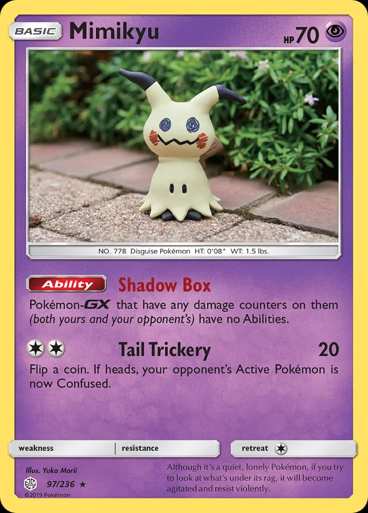 Mimikyu — Cosmic Eclipse 97 Pokémon card
