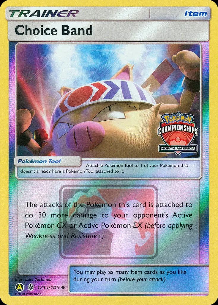 Choice Band — Guardians Rising 121a Pokémon card