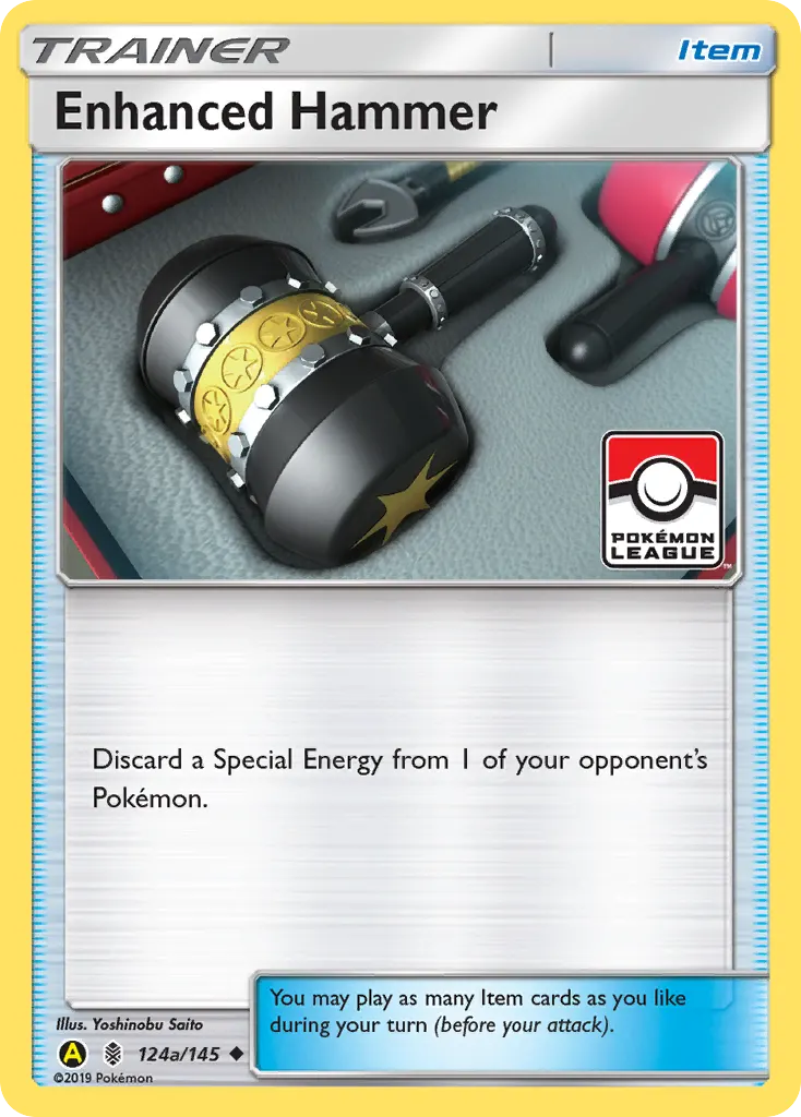 Enhanced Hammer — Guardians Rising 124a Pokémon card