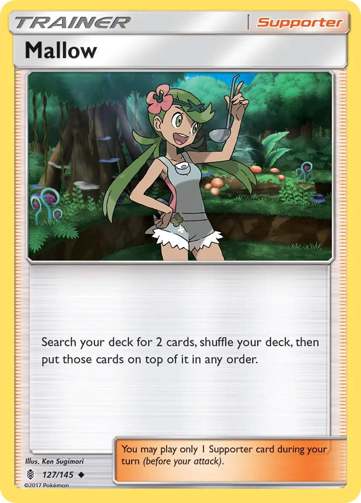 Mallow — Guardians Rising 127 Pokémon card