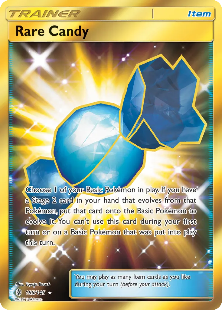 Rare Candy — Guardians Rising 165 Pokémon card