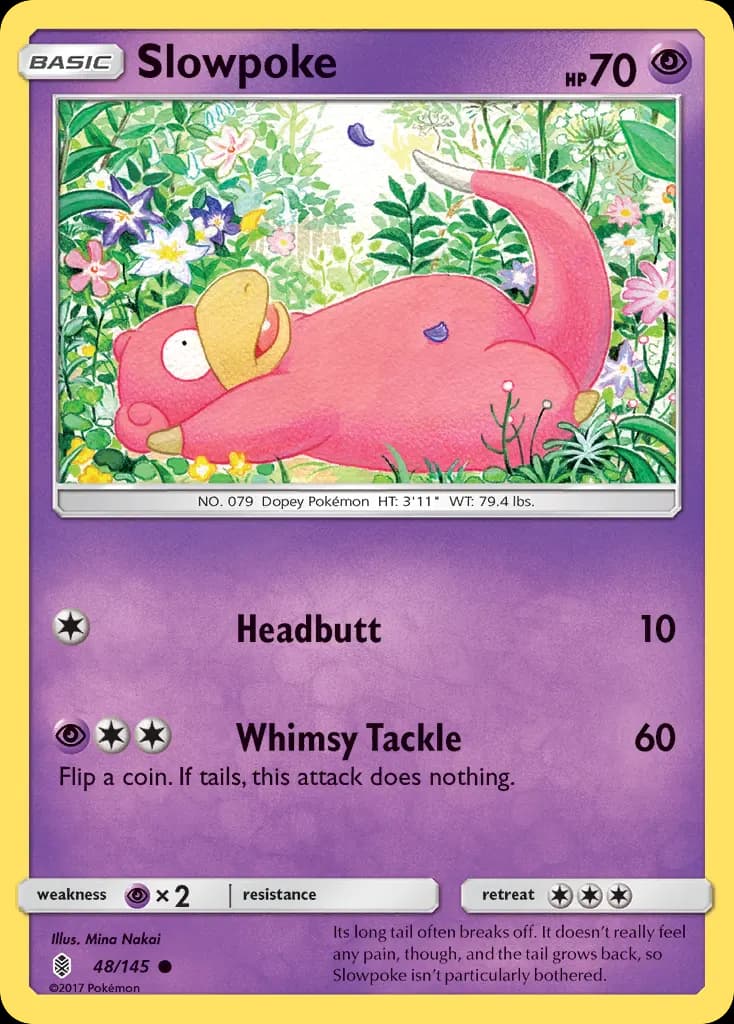 Slowpoke — Guardians Rising 48 Pokémon card