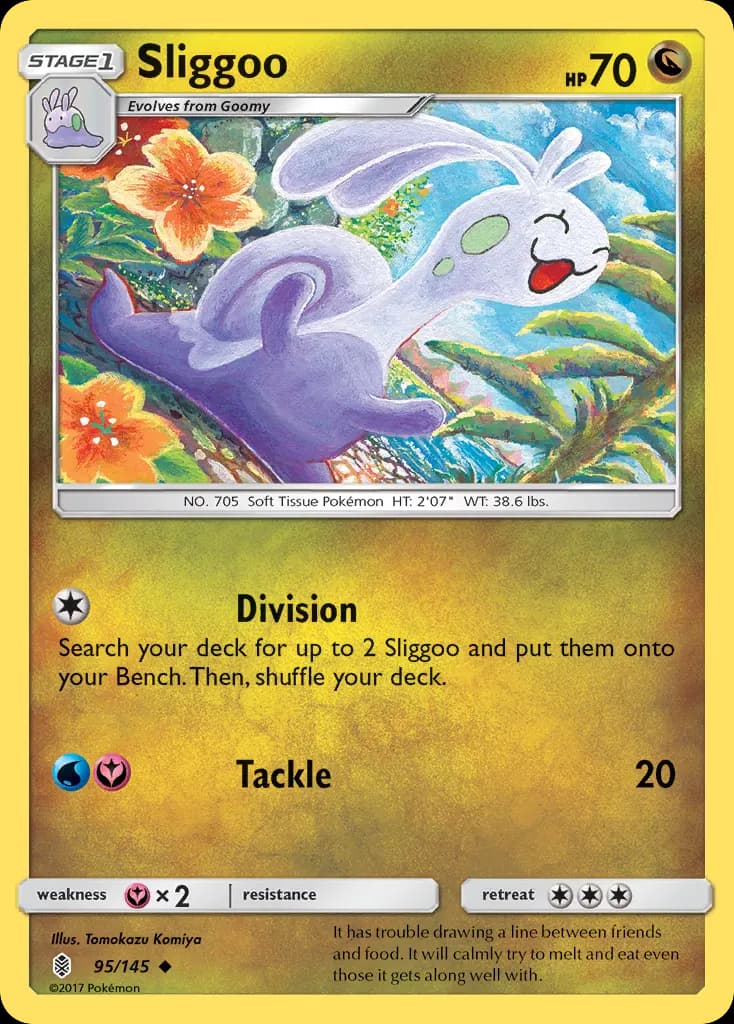 Sliggoo — Guardians Rising 95 Pokémon card