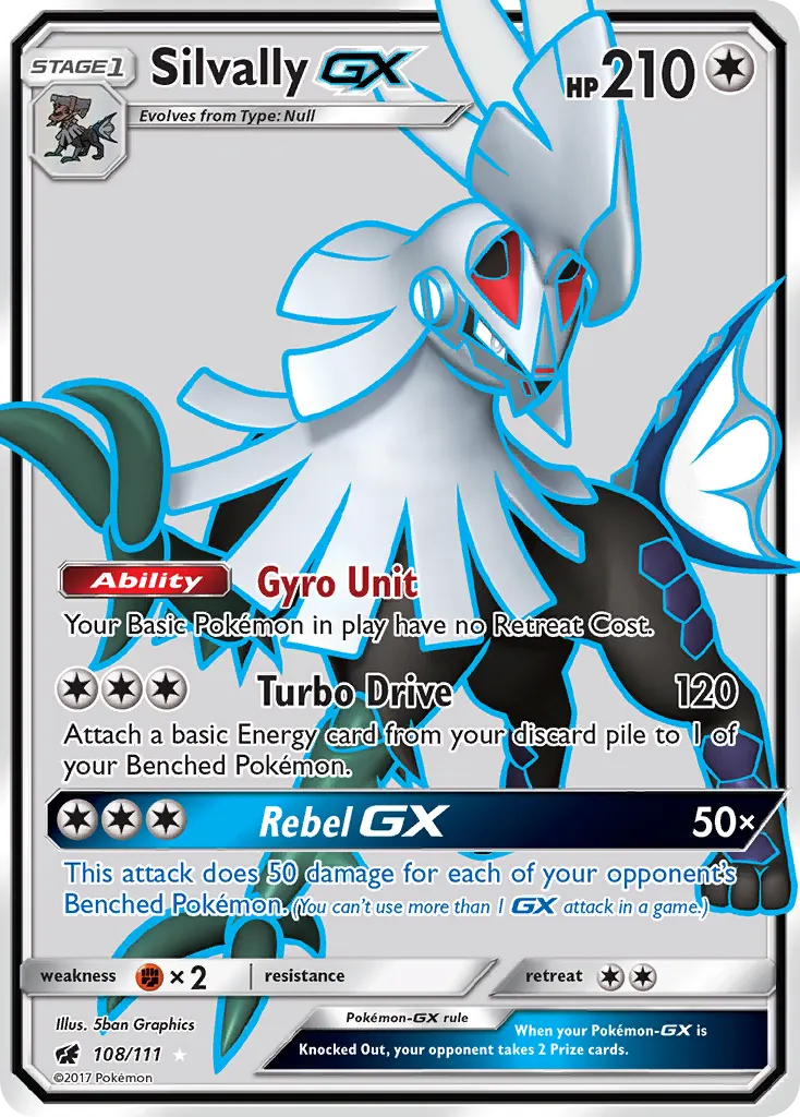 Silvally-GX — Crimson Invasion 108 Pokémon card