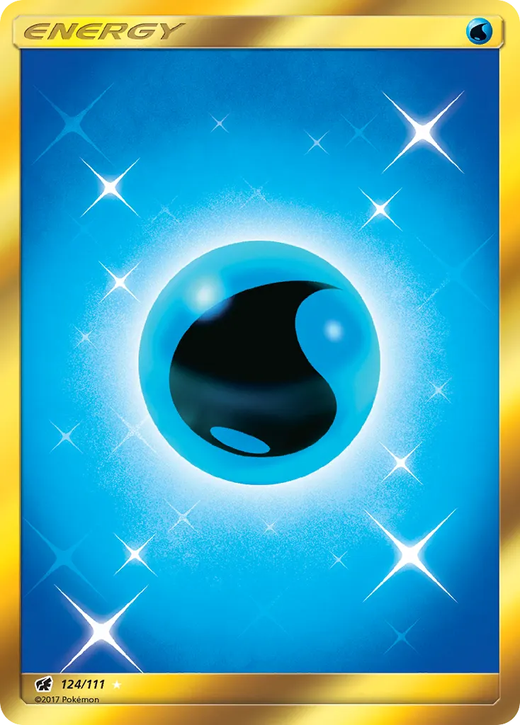 Water Energy — Crimson Invasion 124 Pokémon card