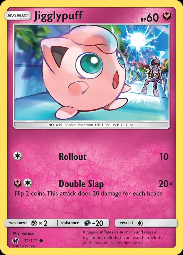 Jigglypuff — Crimson Invasion 71 Pokémon card