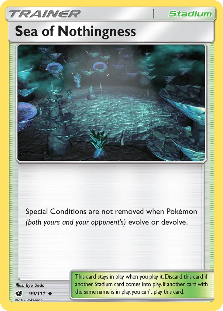 Sea of Nothingness — Crimson Invasion 99 Pokémon card