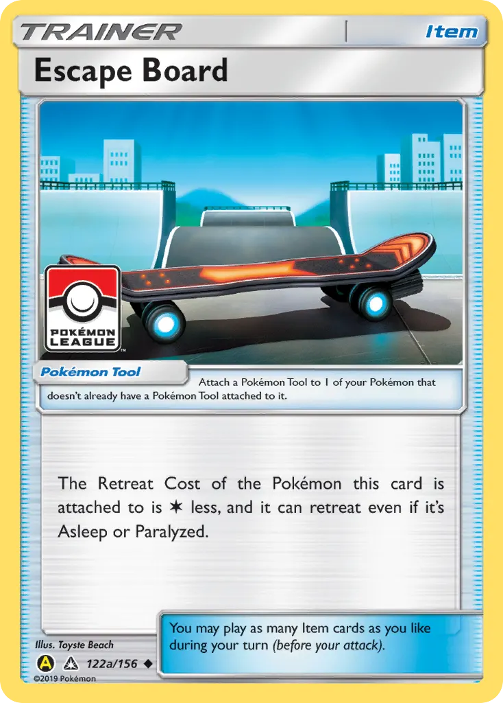 Escape Board — Ultra Prism 122a Pokémon card