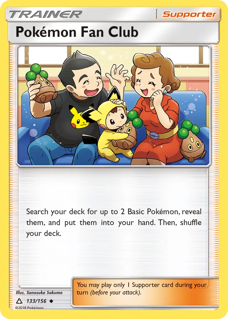 Pokémon Fan Club — Ultra Prism 133 Pokémon card