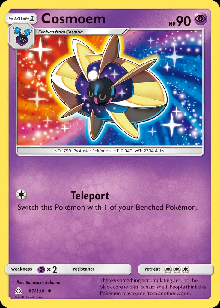 Cosmoem — Ultra Prism 61 Pokémon card