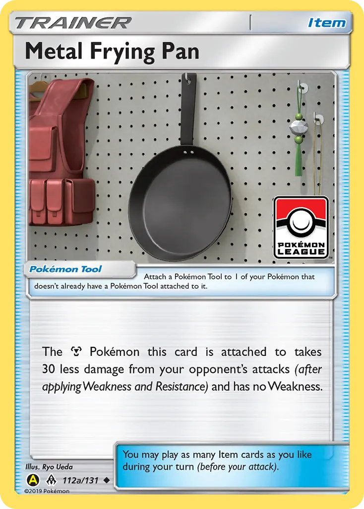 Metal Frying Pan — Forbidden Light 112a Pokémon card