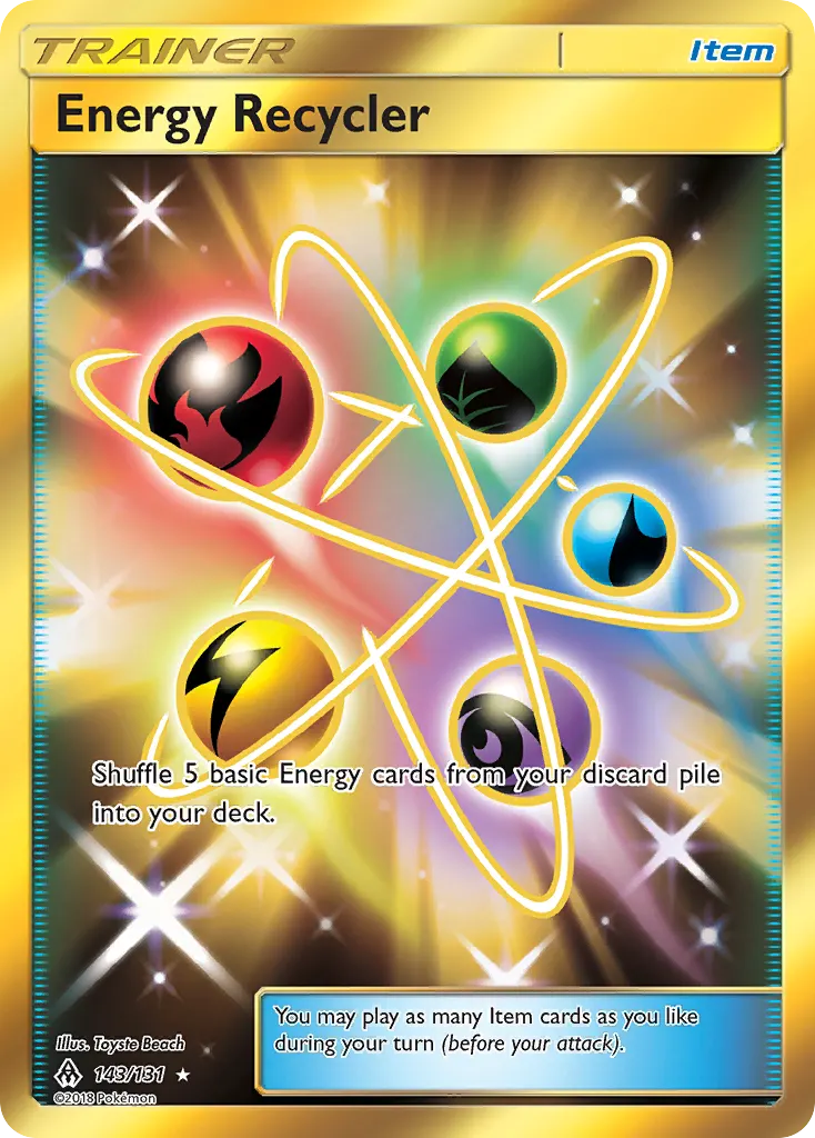 Energy Recycler — Forbidden Light 143 Pokémon card