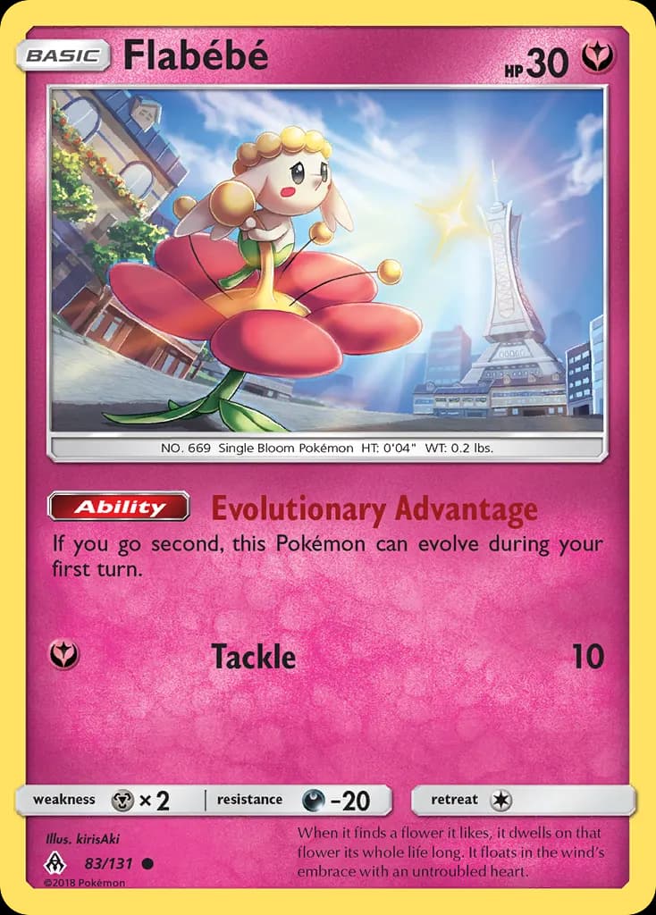 Flabébé — Forbidden Light 83 Pokémon card