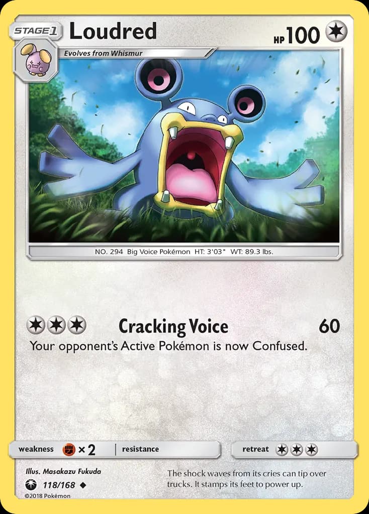 Loudred — Celestial Storm 118 Pokémon card