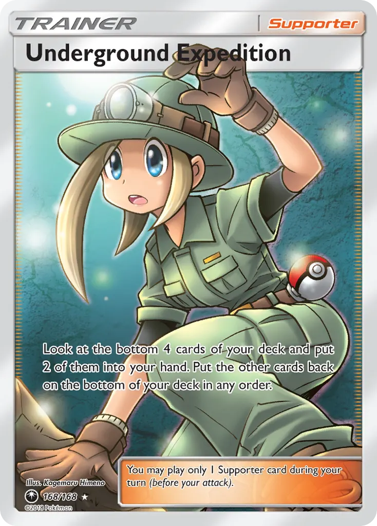 Underground Expedition — Celestial Storm 168 Pokémon card