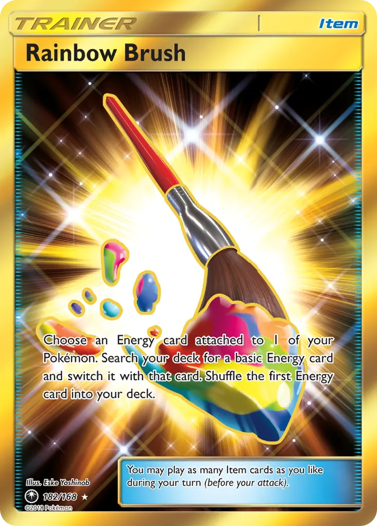 Rainbow Brush — Celestial Storm 182 Pokémon card