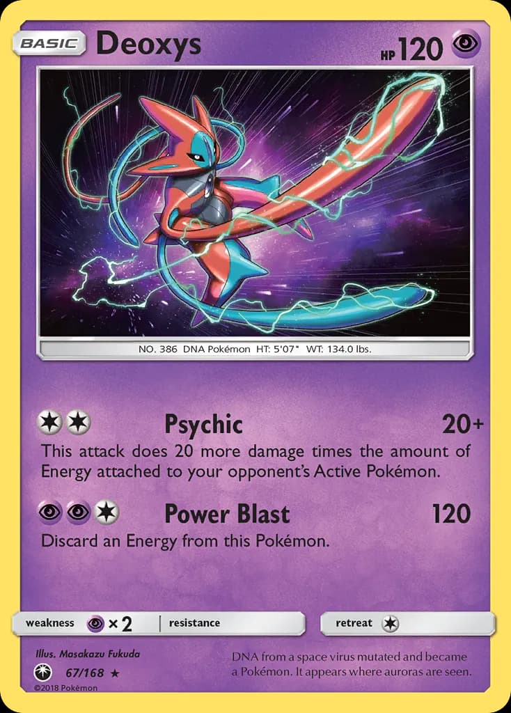 Deoxys — Celestial Storm 67 Pokémon card