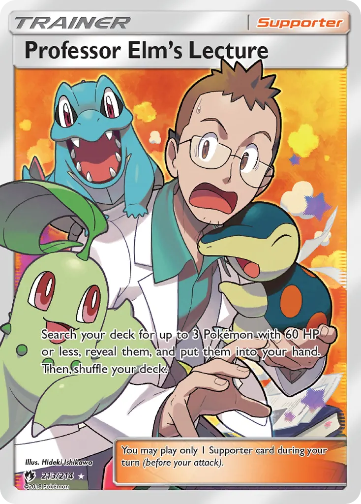 Professor Elm's Lecture — official card artwork (representative)