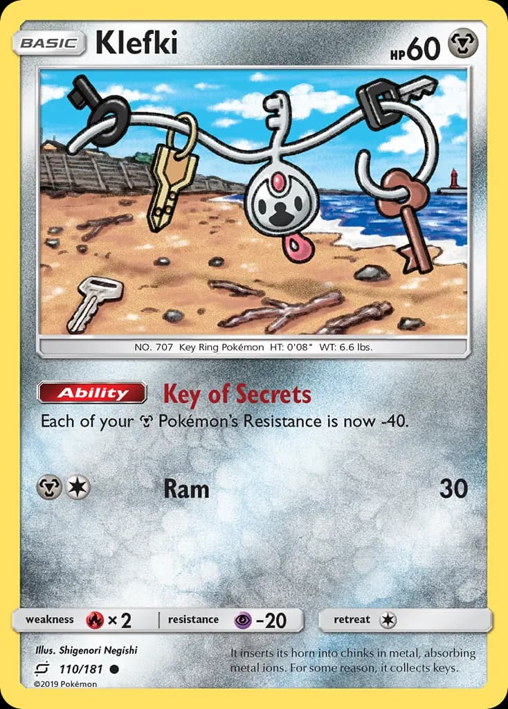 Klefki — Team Up 110 Pokémon card