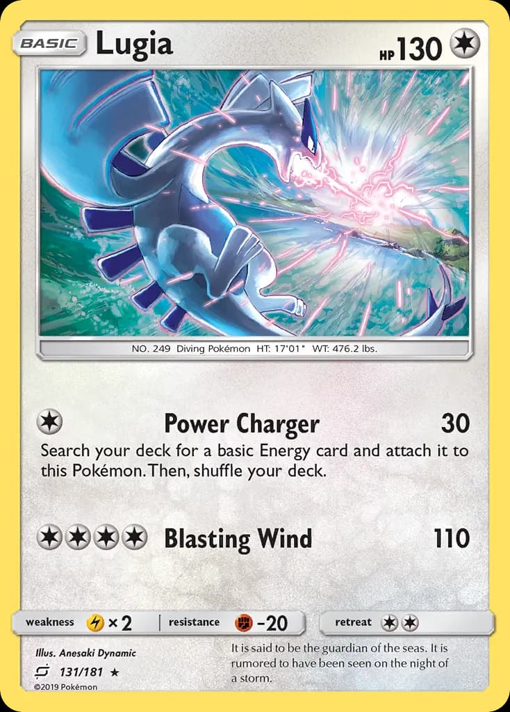 Lugia — Team Up 131 Pokémon card