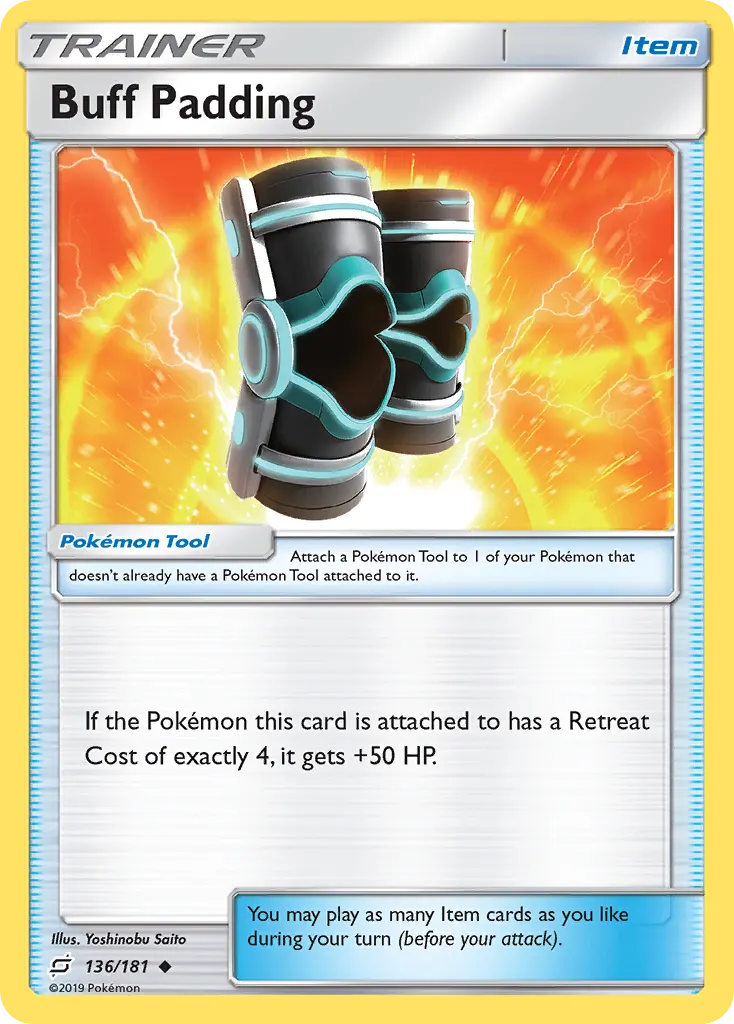 Buff Padding — Team Up 136 Pokémon card