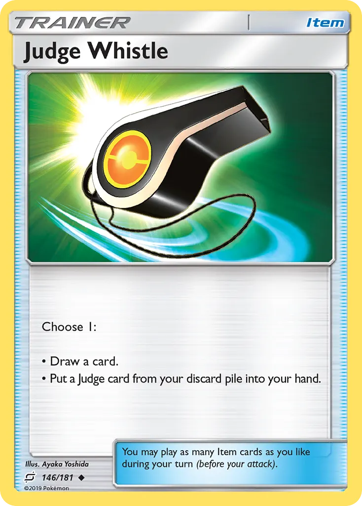 Judge Whistle — Team Up 146 Pokémon card