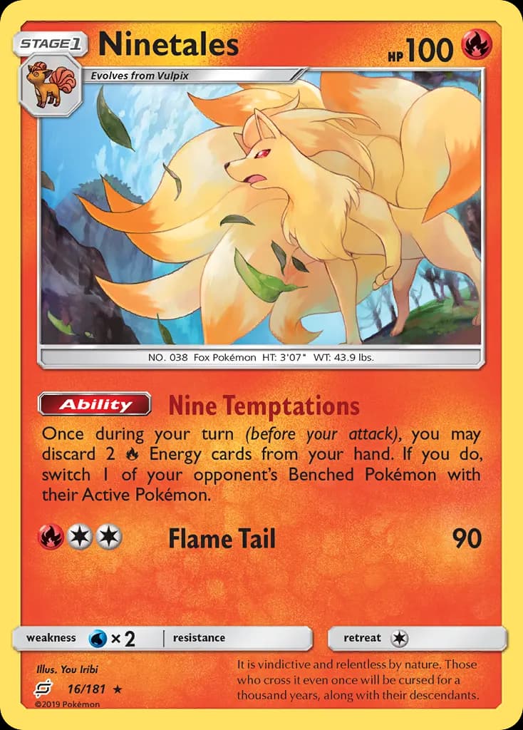 Ninetales — Team Up 16 Pokémon card