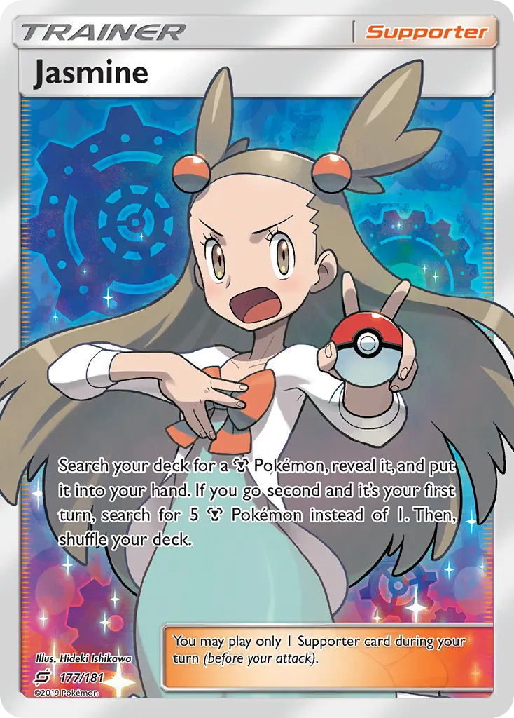 Jasmine — Team Up 177 Pokémon card