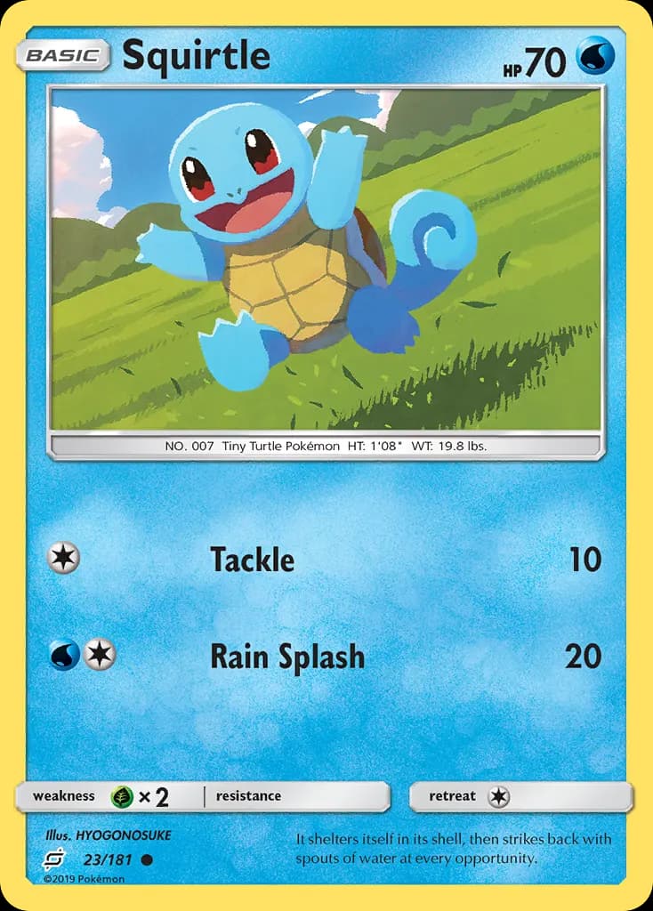 Squirtle — Team Up 23 Pokémon card