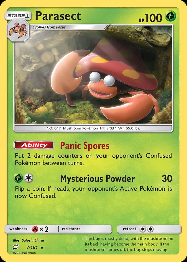 Parasect — Team Up 7 Pokémon card