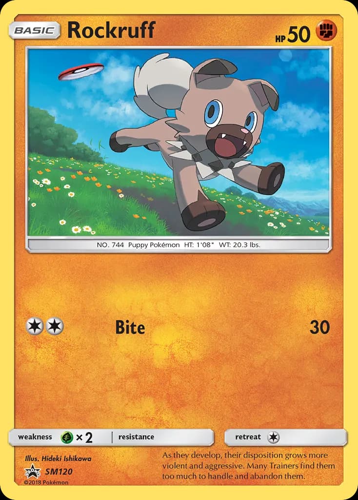 Rockruff — SM Black Star Promos SM120 Pokémon card