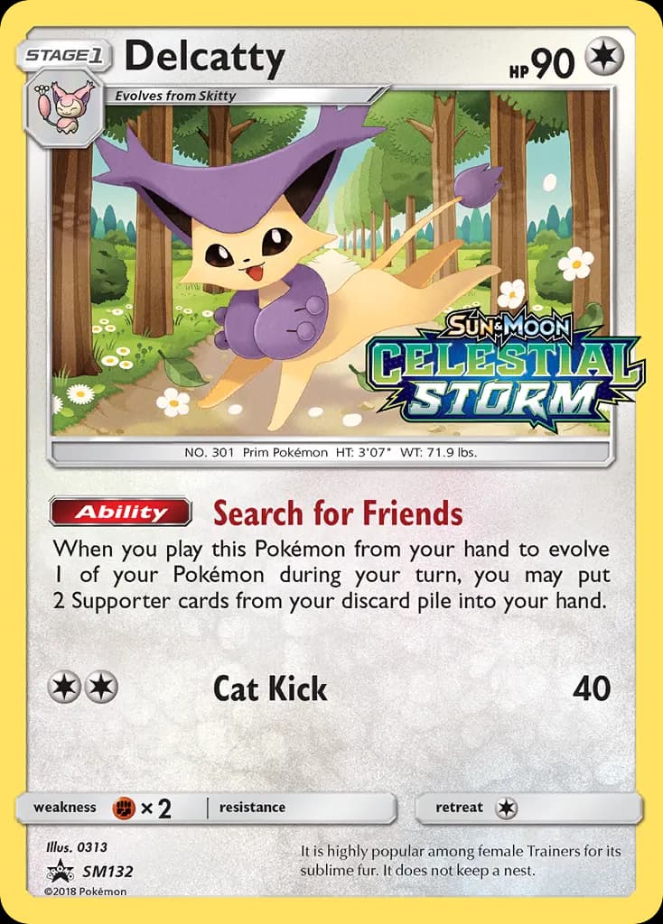 Delcatty — SM Black Star Promos SM132 Pokémon card