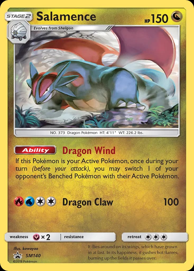 Salamence — SM Black Star Promos SM140 Pokémon card
