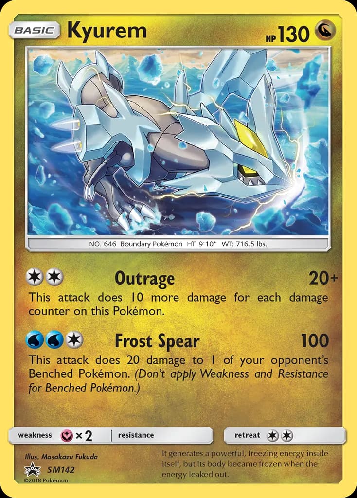 Kyurem — Promo SM SM142 French Pokémon card