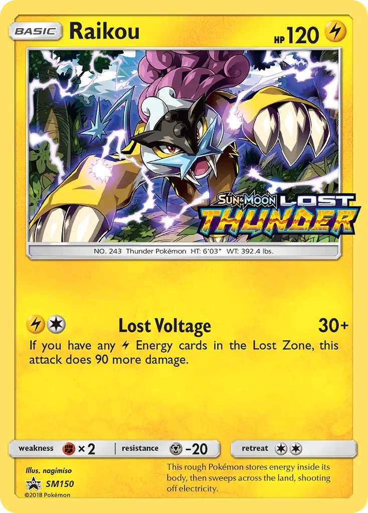 Raikou — SM Black Star Promos SM150 Pokémon card