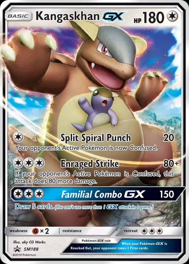 Kangama GX — SM Promokarten SM188 German Pokémon card
