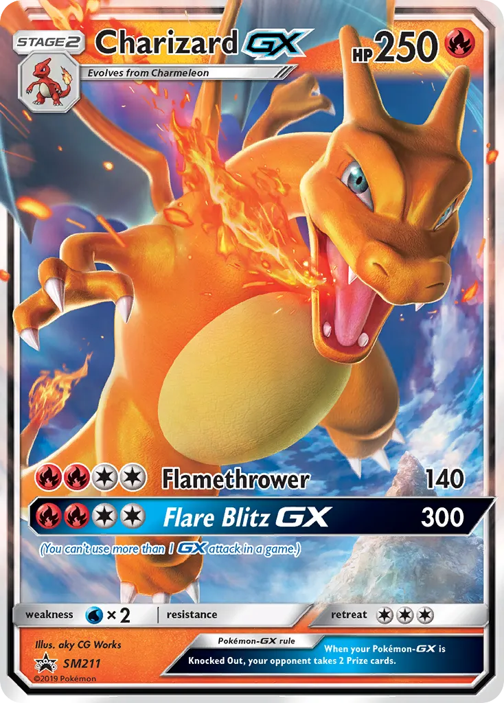 Charizard-GX — SM Black Star Promos SM211 Pokémon card