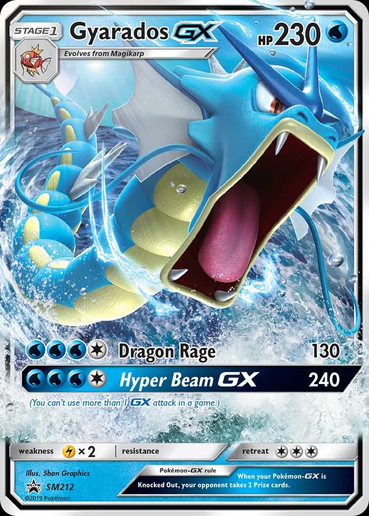 Gyarados-GX — SM Black Star Promos SM212 Pokémon card