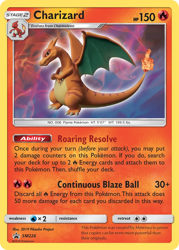 Glurak — SM Promokarten SM226 German Pokémon card